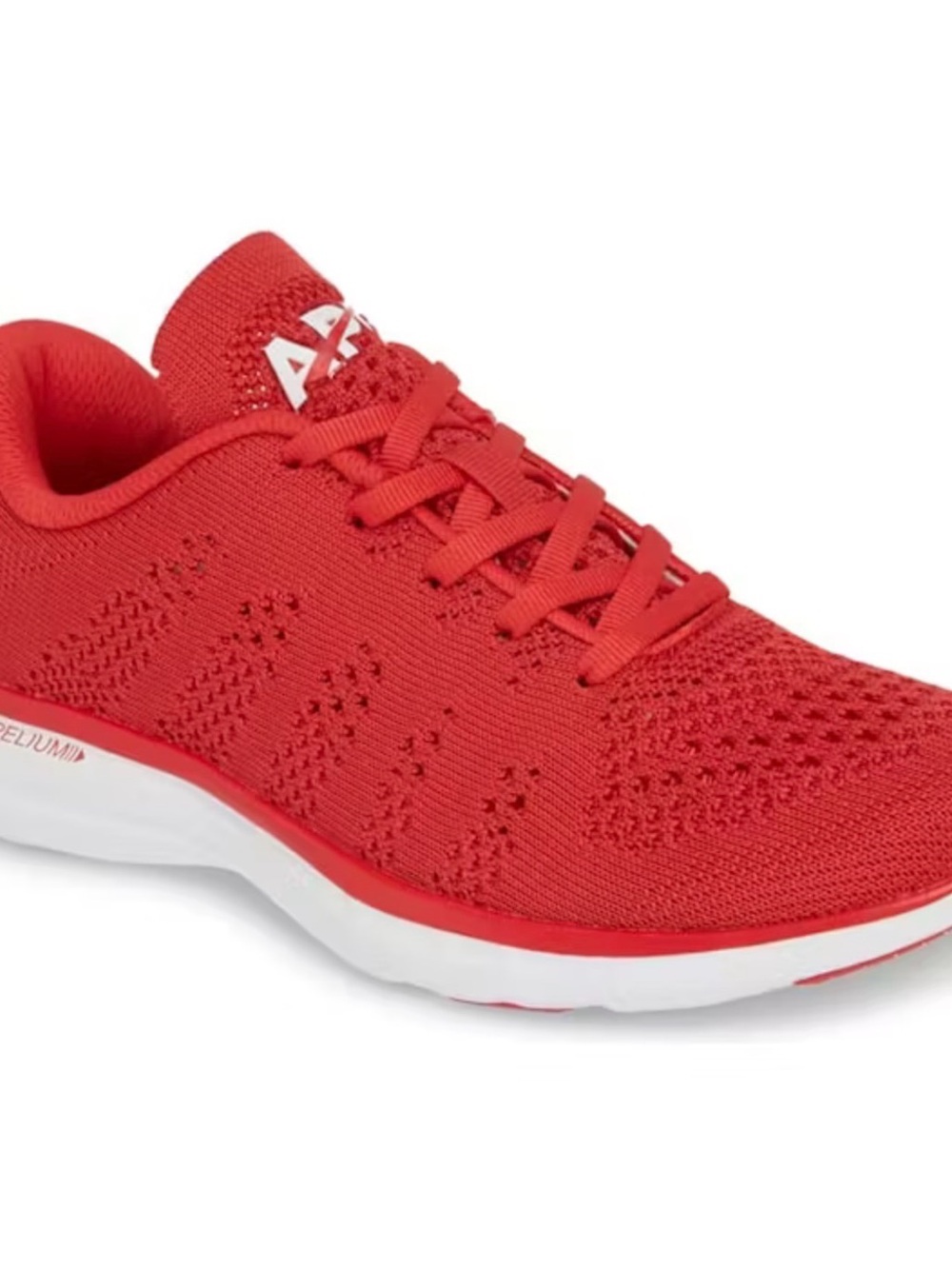 APL Women's TechLoom Knit Athletic Shoe - Red
